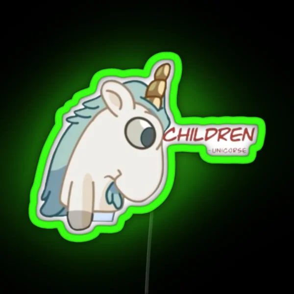 Children Unicorse RGB Neon Sign
