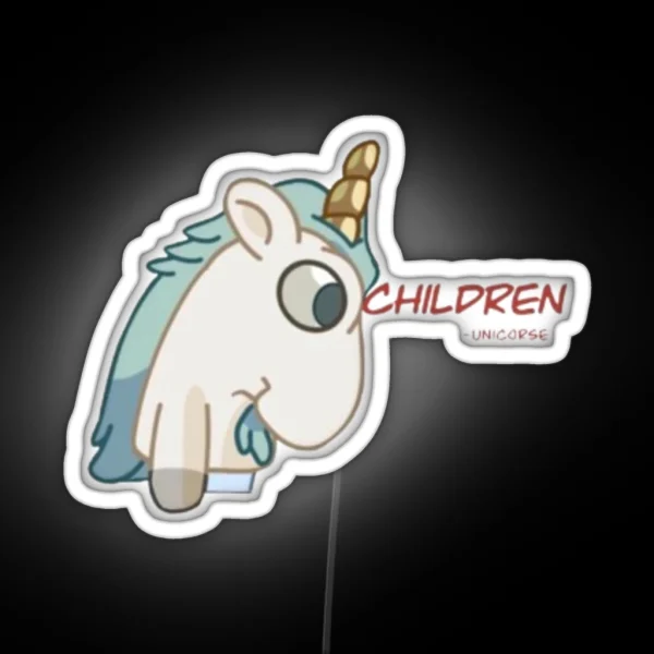 Children Unicorse RGB Neon Sign