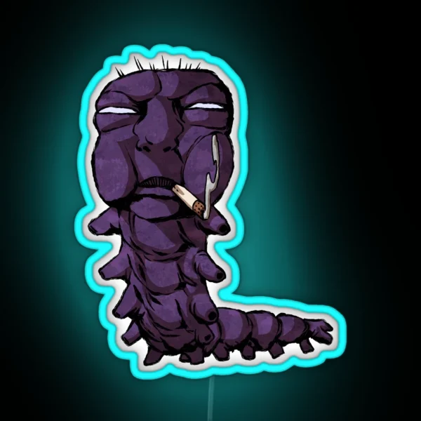 Chill Ass Worm RGB Neon Sign