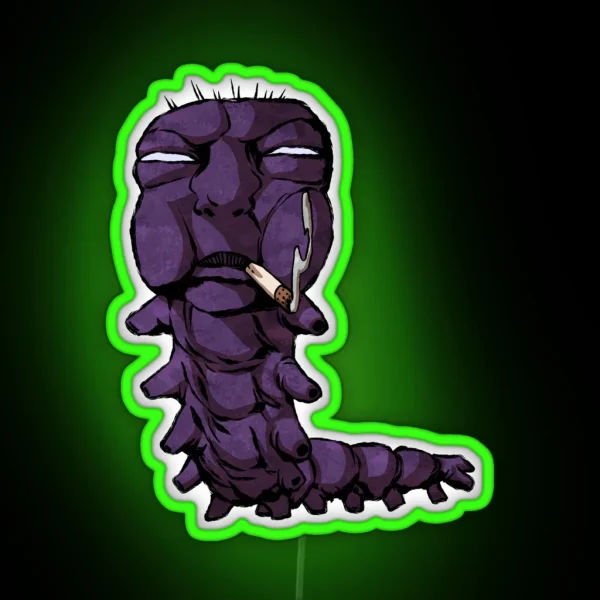 Chill Ass Worm RGB Neon Sign