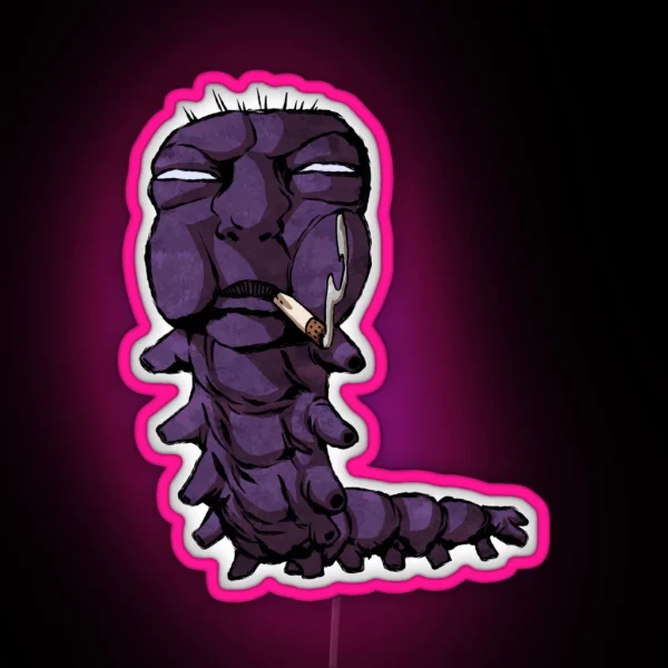 Chill Ass Worm RGB Neon Sign