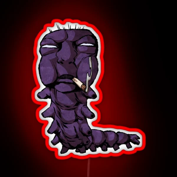 Chill Ass Worm RGB Neon Sign