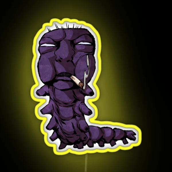 Chill Ass Worm RGB Neon Sign