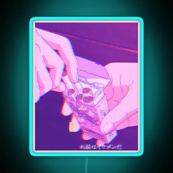Chill Lo Fi Cigarettes RGB Neon Sign