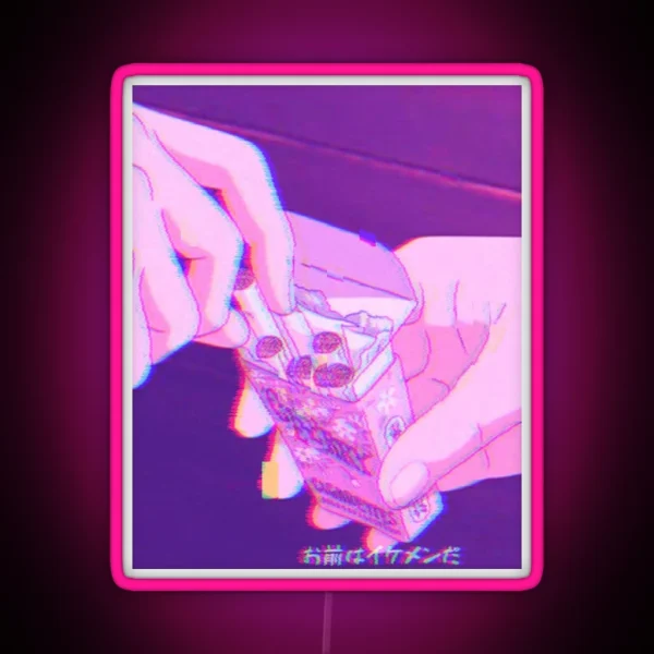 Chill Lo Fi Cigarettes RGB Neon Sign