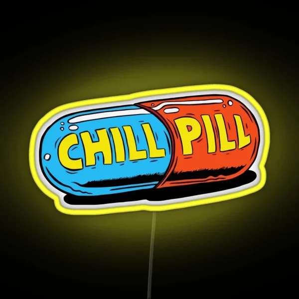 Chill Pill RGB Neon Sign