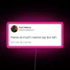 Vibrant RGB Neon Sign with Chill Tweets Customizable Color Display