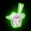 Add Asian flair with colorful vibrant Chinese food neon signage.