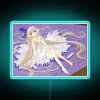 Brighten your space with vibrant Chobits-inspired RGB neon sign art