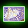 Vibrant Chobits themed neon LED light wall art decoration inspiration