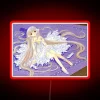 Vibrant RGB Neon Light Wall Art for Chobits Fans Everywhere