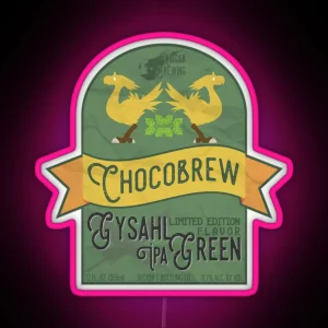 Chocobrew Gysahl Green IPA RGB Neon Sign