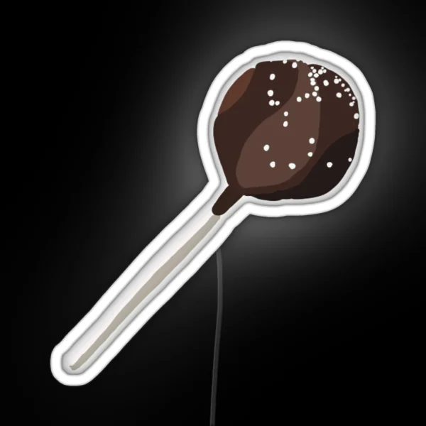 Chocolate Cake Pop RGB Neon Sign