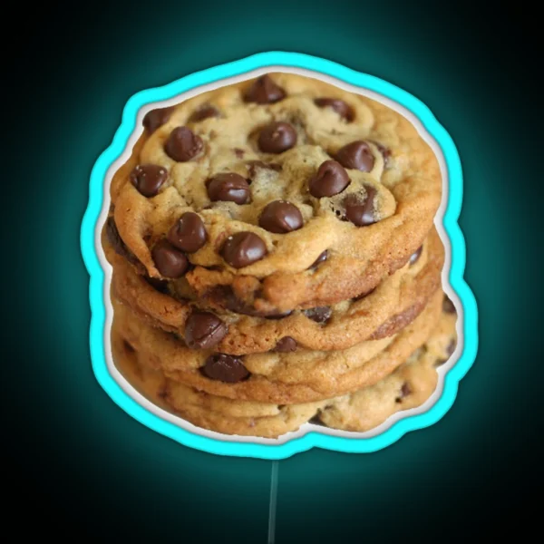 Chocolate Chip Cookies RGB Neon Sign