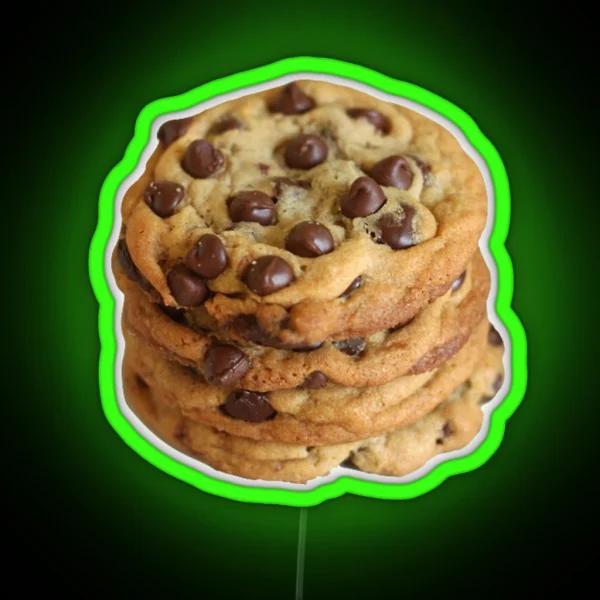 Chocolate Chip Cookies RGB Neon Sign