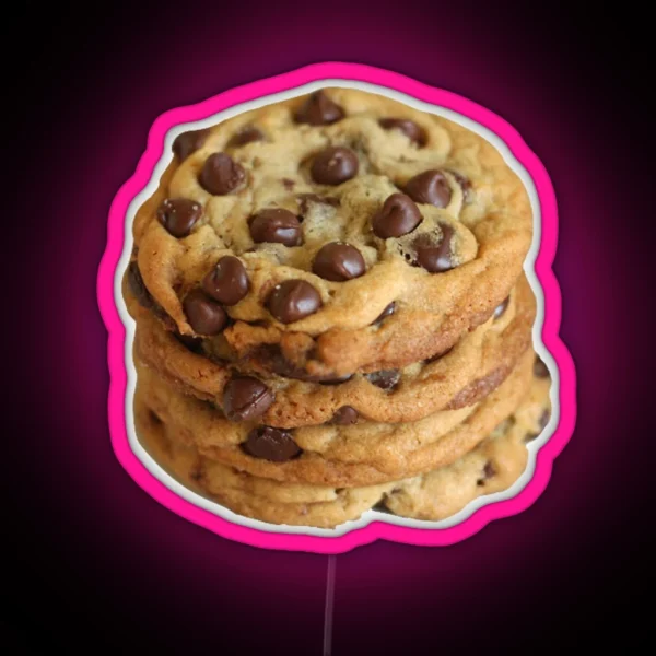 Chocolate Chip Cookies RGB Neon Sign