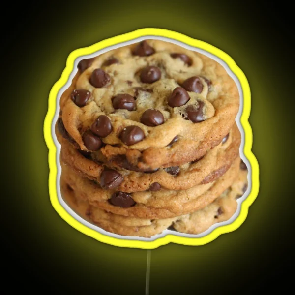 Chocolate Chip Cookies RGB Neon Sign