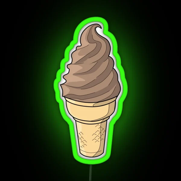 Chocolate Swirl RGB Neon Sign