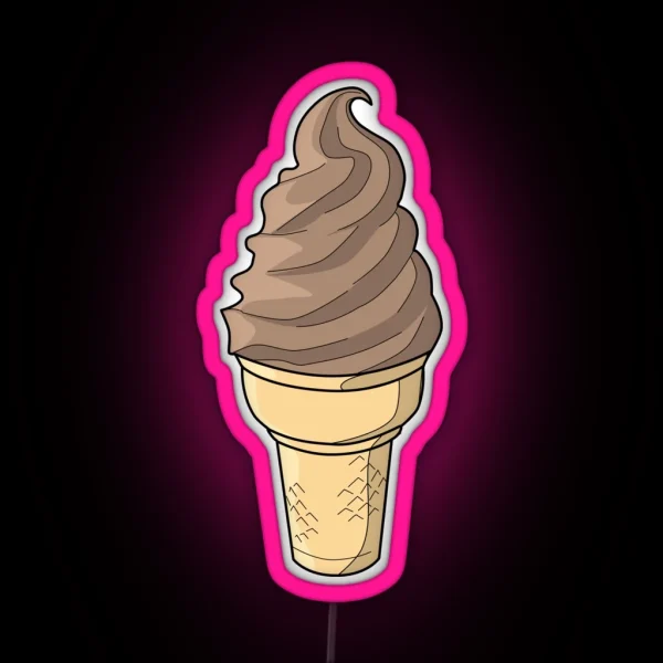 Chocolate Swirl RGB Neon Sign