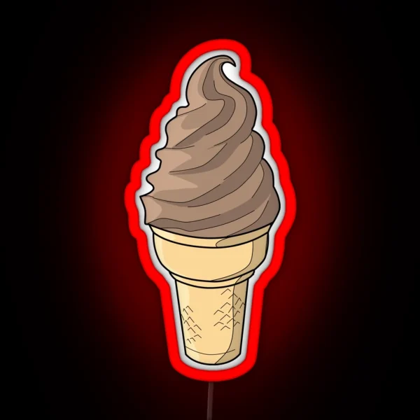 Chocolate Swirl RGB Neon Sign
