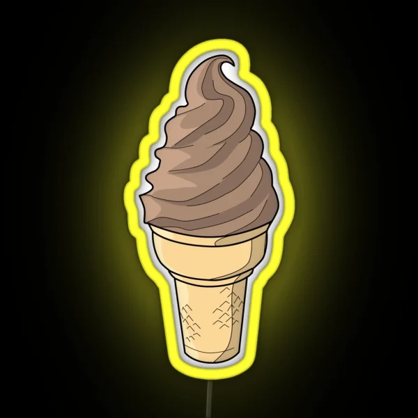 Chocolate Swirl RGB Neon Sign