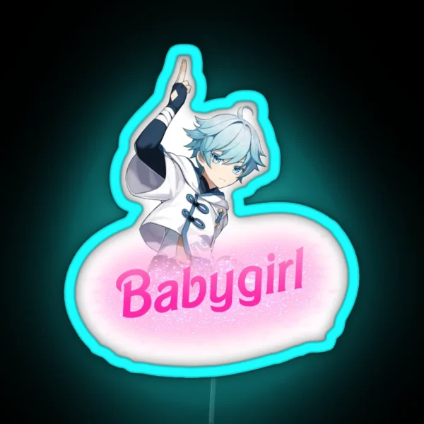 Chongyun Babygirl RGB Neon Sign