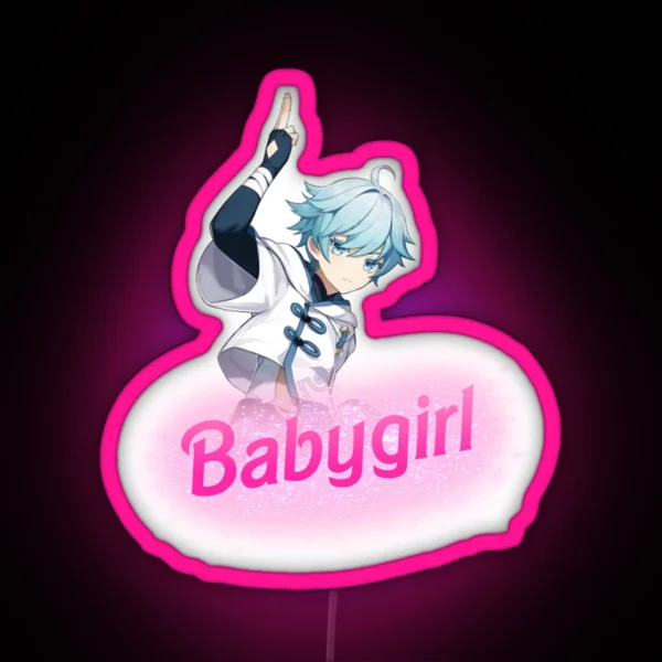 Chongyun Babygirl RGB Neon Sign