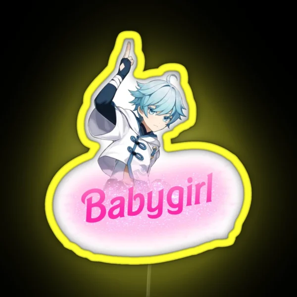 Chongyun Babygirl RGB Neon Sign