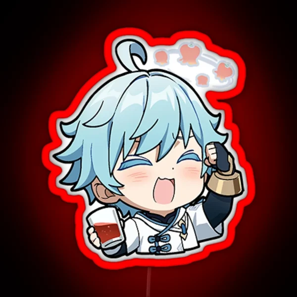 Chongyun Chibi Genshin Impact RGB Neon Sign
