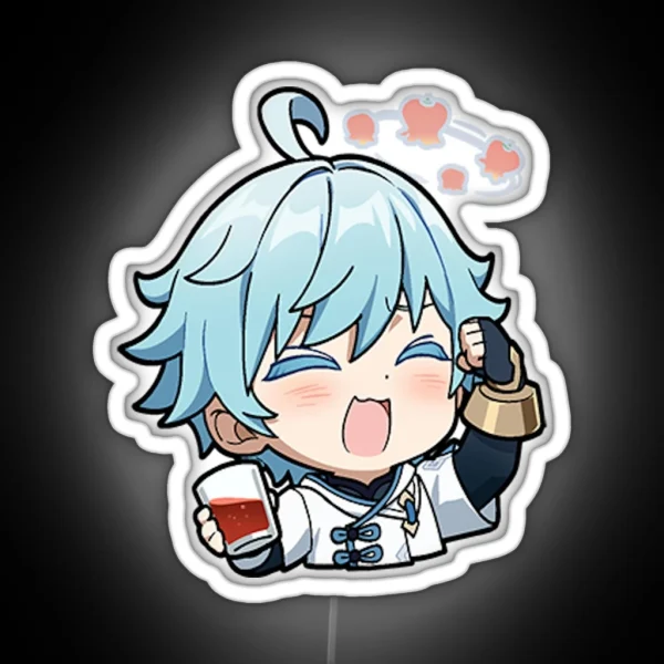 Chongyun Chibi Genshin Impact RGB Neon Sign