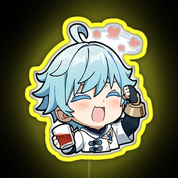 Chongyun Chibi Genshin Impact RGB Neon Sign