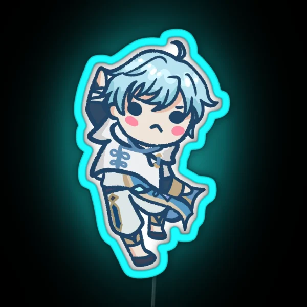 Chongyun Full Body RGB Neon Sign