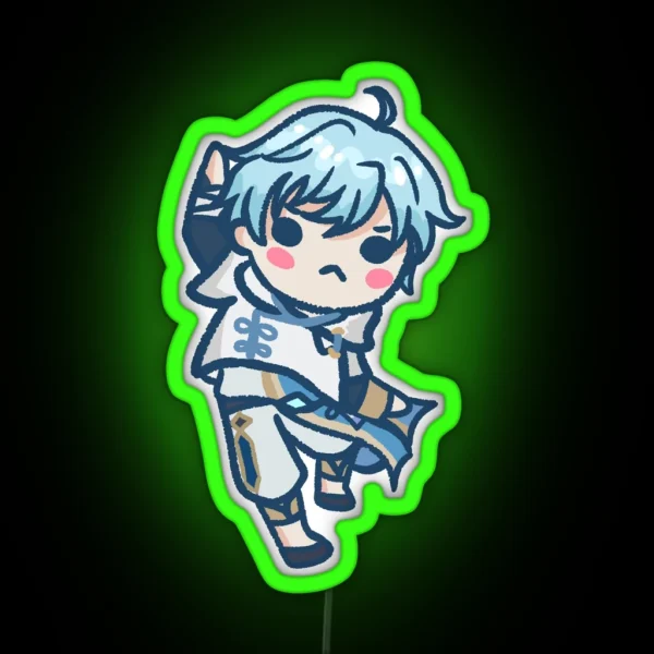 Chongyun Full Body RGB Neon Sign