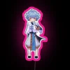 Vibrant Chongyun themed RGB neon sign for Genshin Impact enthusiasts everywhere