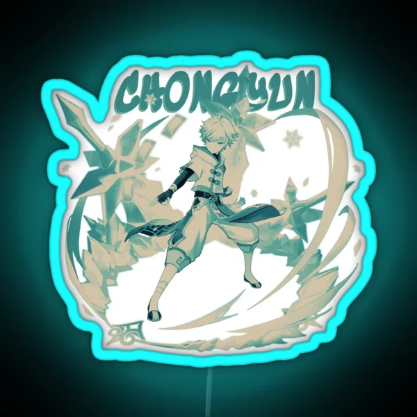 Chongyun GI RGB Neon Sign