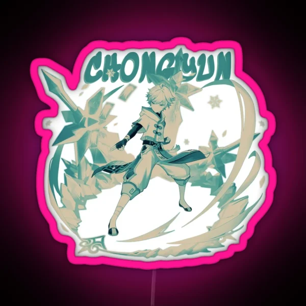 Chongyun GI RGB Neon Sign
