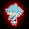 Glowing Character Wall Sign, Chongyun Neon Light Up Decoration Artwork