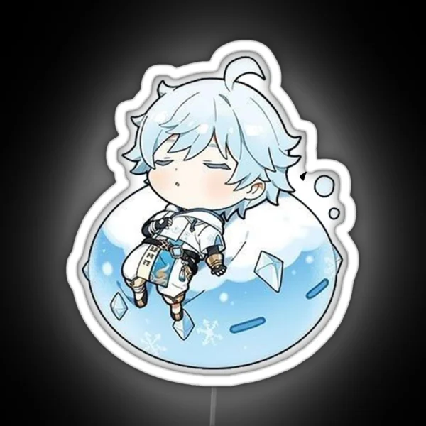 Chongyun S Sweet Dream And Cryo Slime RGB Neon Sign