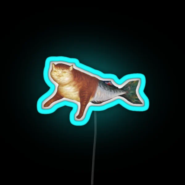 Chonky Mercat RGB Neon Sign