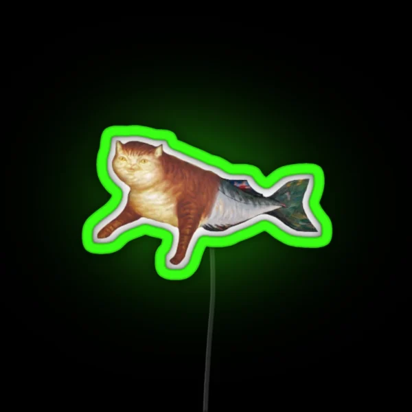 Chonky Mercat RGB Neon Sign
