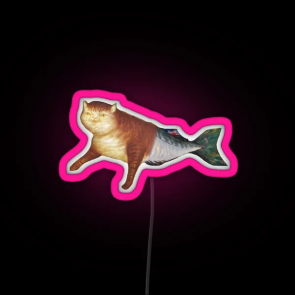 Chonky Mercat RGB Neon Sign