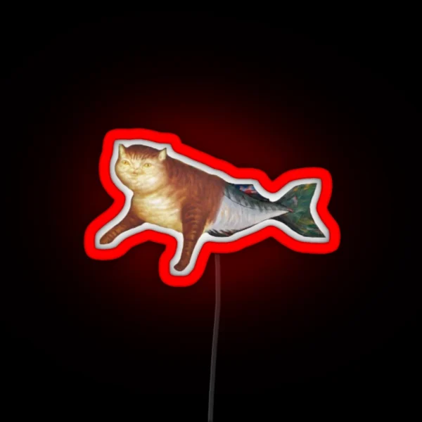 Chonky Mercat RGB Neon Sign
