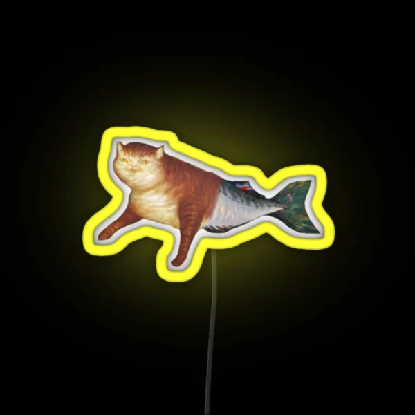 Chonky Mercat RGB Neon Sign