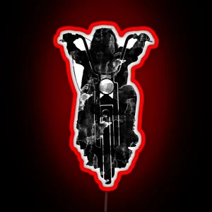 Chopper Motorcycle Led RGB Neon Sign