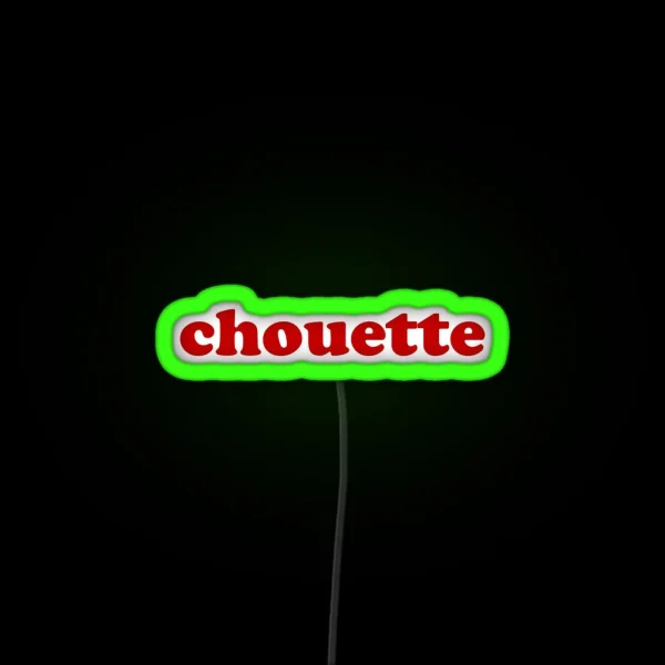 Chouette Sweet In French RGB Neon Sign