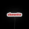 French Inspired Whimsical Chouette Neon Sign for Chic Home Decor