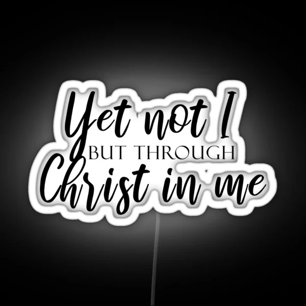 Christ In Me RGB Neon Sign