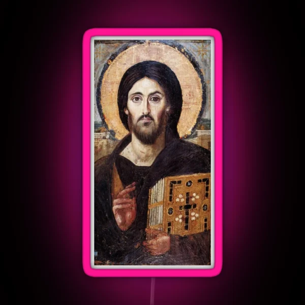 Christ The Pantokrator Sinai RGB Neon Sign
