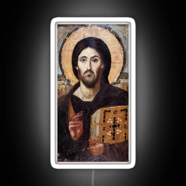 Christ The Pantokrator Sinai RGB Neon Sign