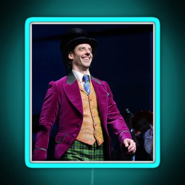 Christian Borle Charlie And The Chocolate Factory Willy RGB Neon Sign